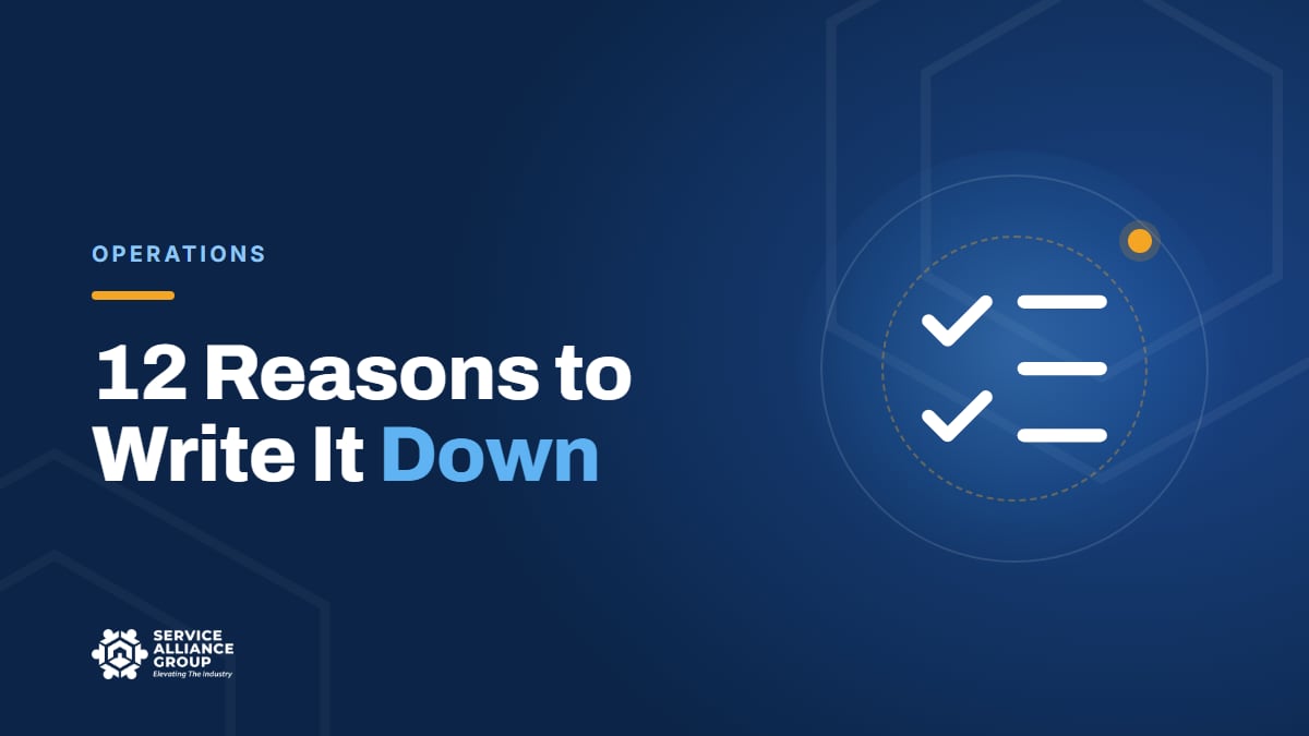 12 benefits of standard operating procedures for appliance repair businesses