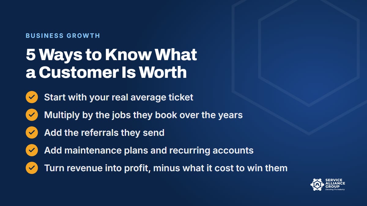 Five steps to answer how much is a customer worth in appliance repair