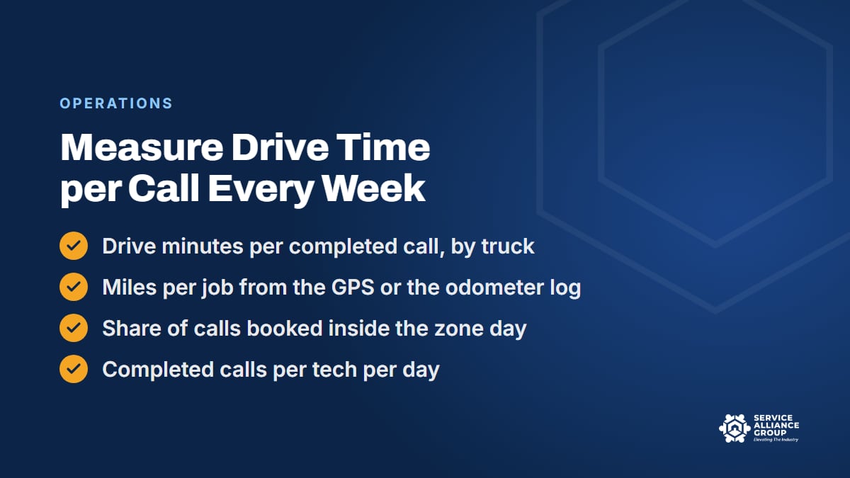 Route optimization scorecard: drive time and route density numbers to watch
