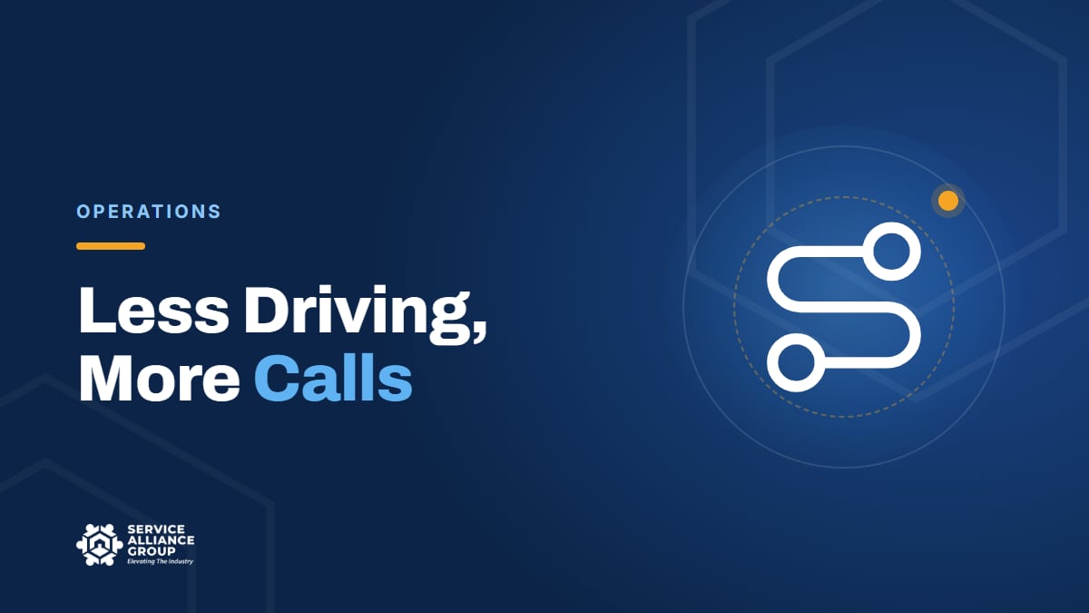 Route optimization for appliance repair: tighter routes, less drive time, more calls