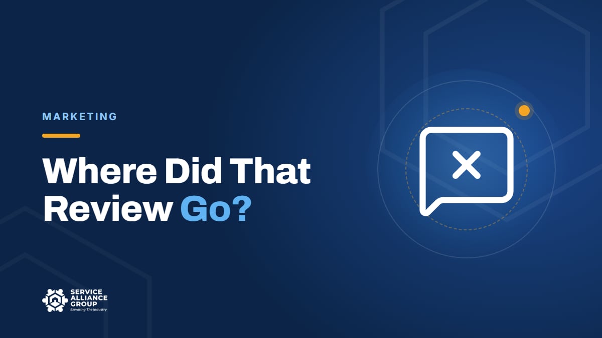 Common reasons for missing Google reviews on an appliance repair profile