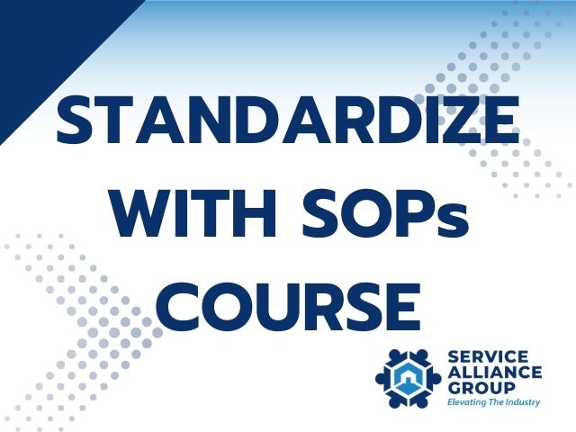 STANDARDIZE WITH SOPs COURSE
