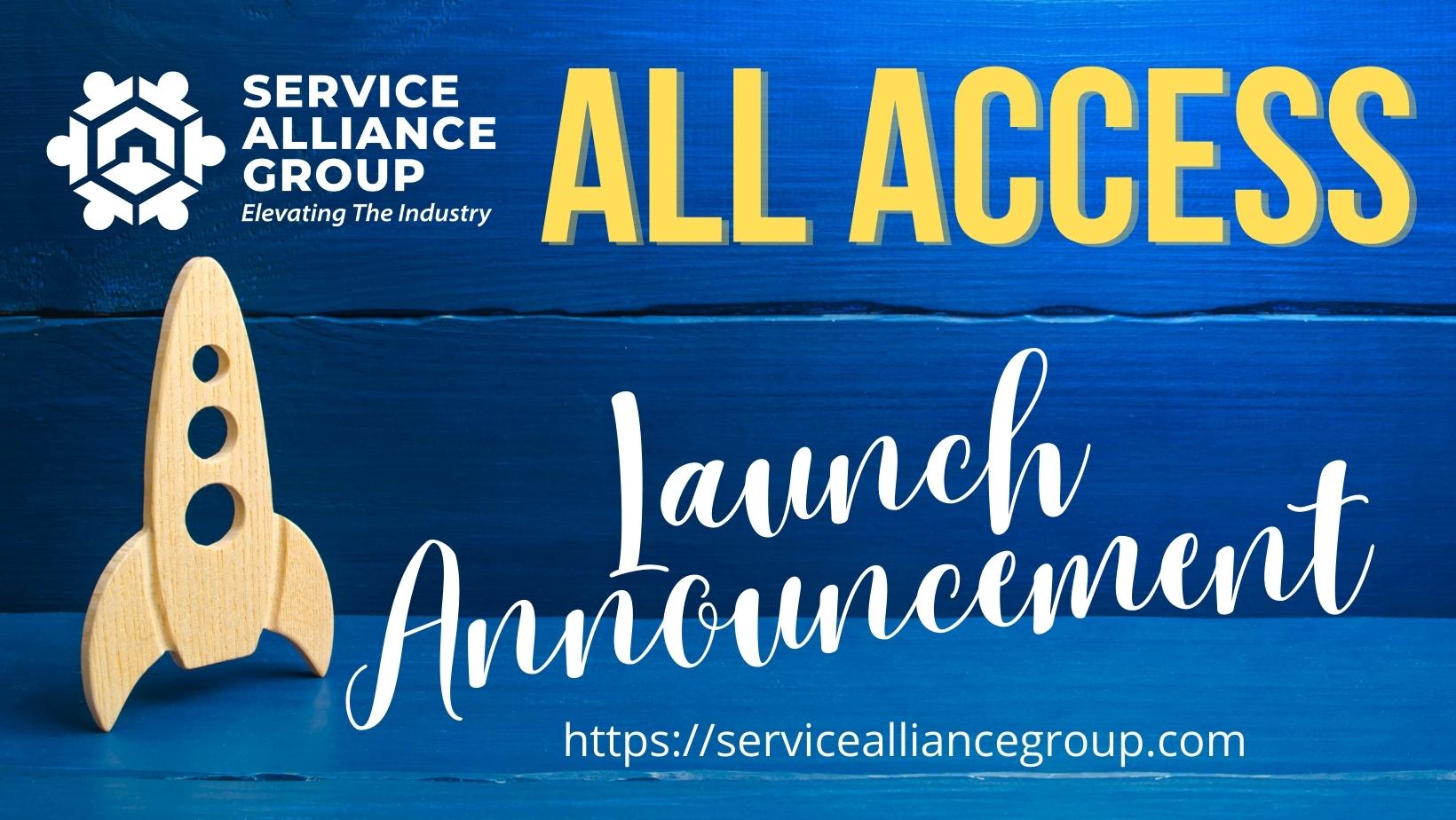 Service Alliance Group Trade Association launch announcement