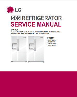 refrigerator service manual